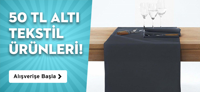 50 TL Altı Tekstil Ürünleri