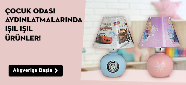 Çocuk Odası Aydınlatmalarında Işıl Işıl Ürünler