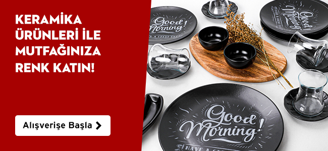 Keramika Ürünlerinde Birbirinden Farklı Seçeneklerle Mutfağınıza Renk Katın