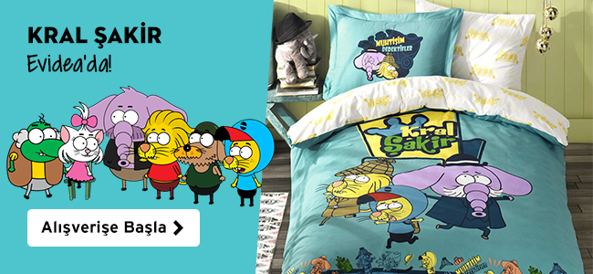 Kral Şakir Evideada!