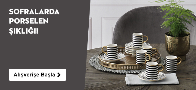 Sofralarda Porselen Şıklığı