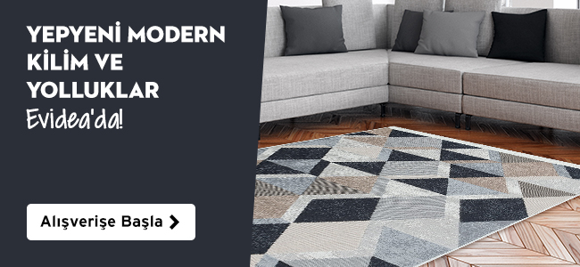 Yepyeni Modern Kilim ve Yolluklar Evideada