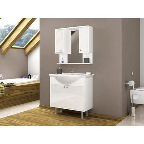 House Line Vira 80 Banyo Dolabı - Beyaz