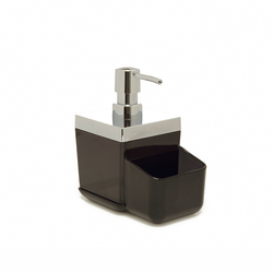 Primanova Toskana Mutfak Sıvı Sabunluk - Siyah / 10x8,5x15,5 cm