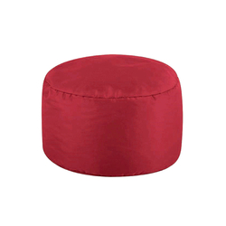 armutpark round seat puf minder kirmizi