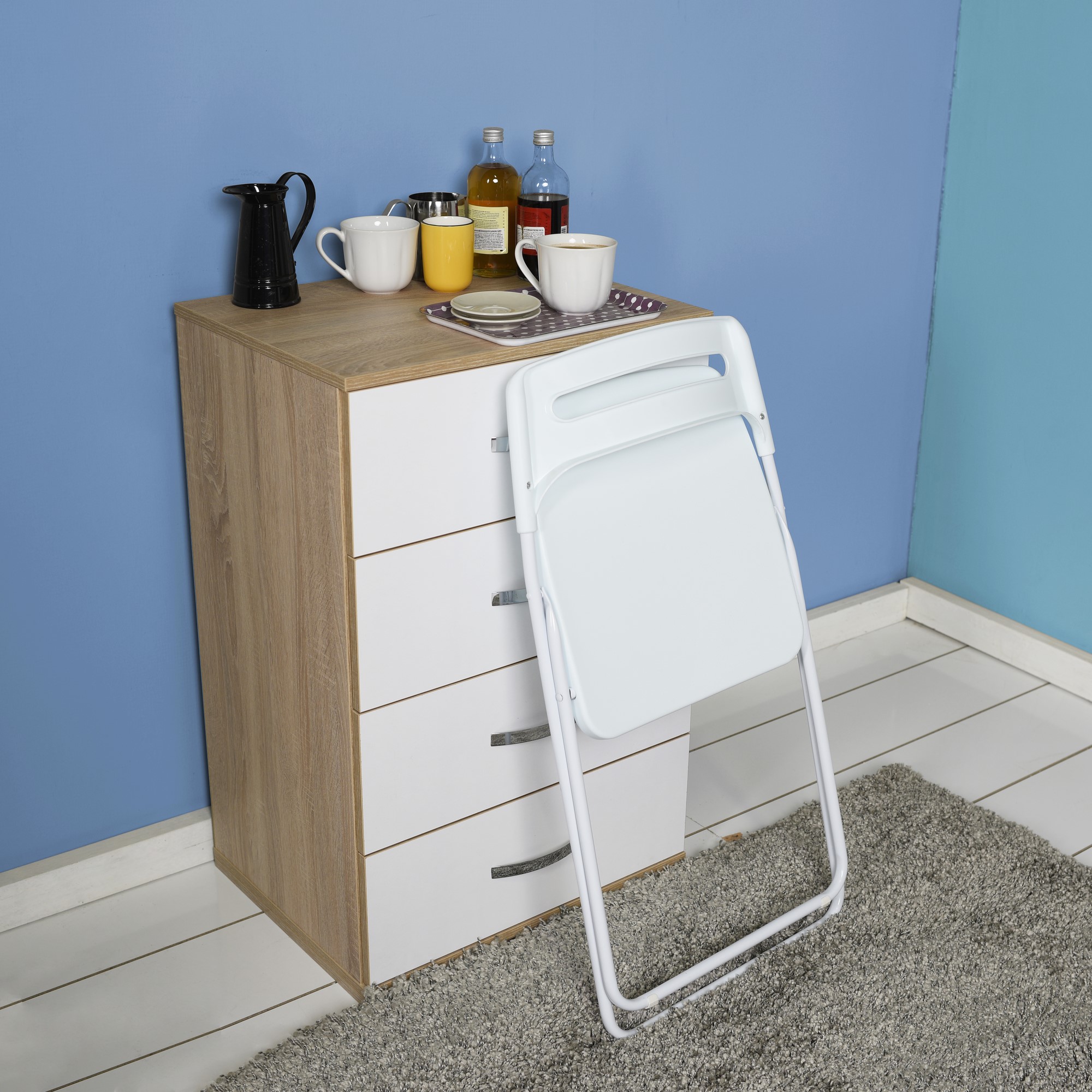 Adore Handy Mate Ready Katlanır Sandalye Beyaz Evidea