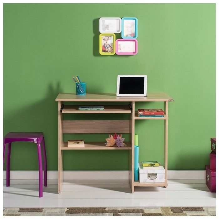 Adore Trend Klavyeli Çalışma ve Bilgisayar Masası Milano Meşe Evidea