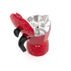 Tohana Thn-74548 Alüminyum Mokapot 3 Fincanlık Kırmızı ...