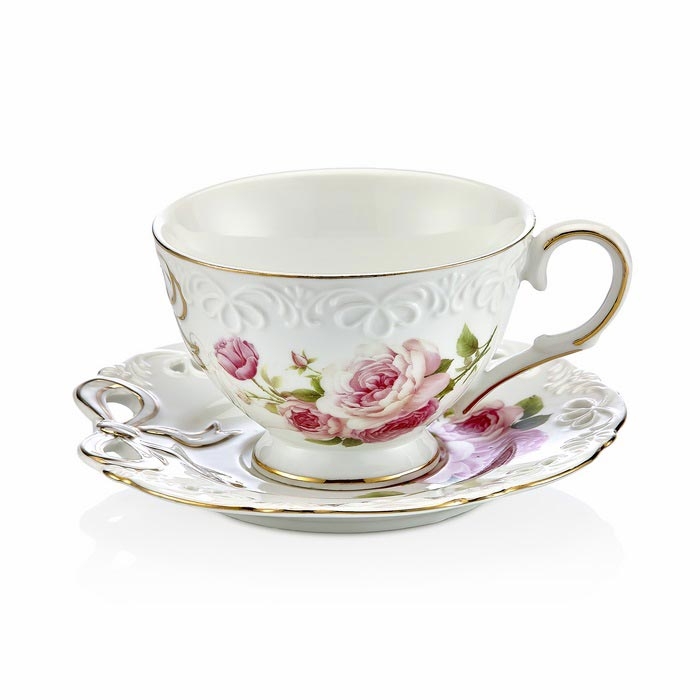 Noble Life 6�lı Buket Fiyonklu Çay Seti Evidea