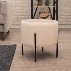 Evdebiz Flow Puf - Krem