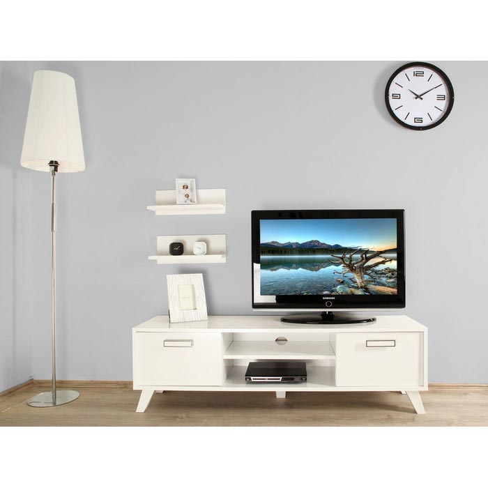 Ankara Mobilya ANK012 Tv Ünitesi Beyaz Evidea