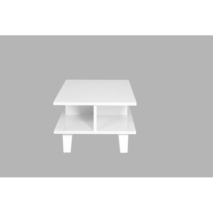 Ankara Mobilya Orta Sehpa Parlak Beyaz Evidea