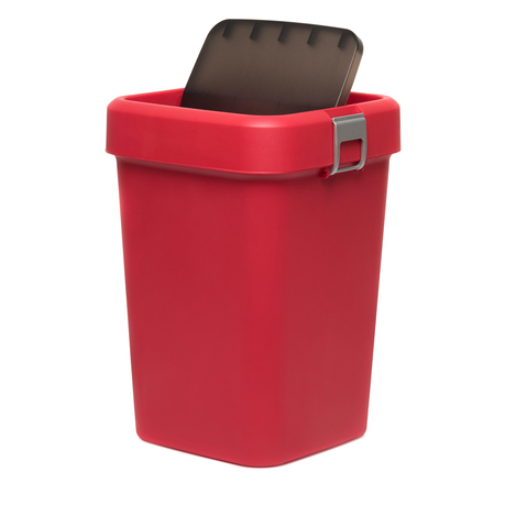 Motek Comfort Dust Bin Cop Kovasi Kirmizi 18 Lt Evidea