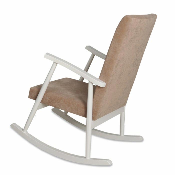 Asedia Teksas Sallanan Sandalye Krem / Beyaz Evidea