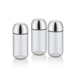 bernardo silver 3 lu kavanoz seti 900 ml
