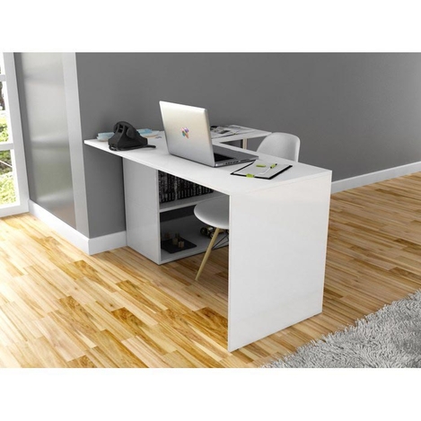 Just Home Fonksiyonel Gelincik Calisma Masasi Beyaz Evidea