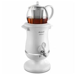 Arcelik K 3285 C Cam Demlikli Cay Makinesi Beyaz Evidea