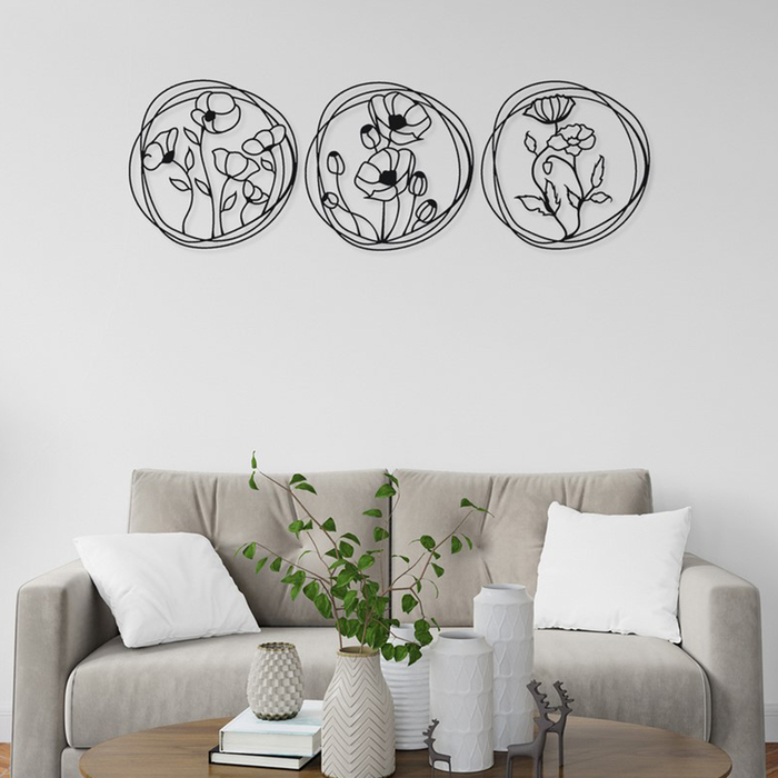 M&amp;C Concept Rosie Metal Duvar Panosu Evidea