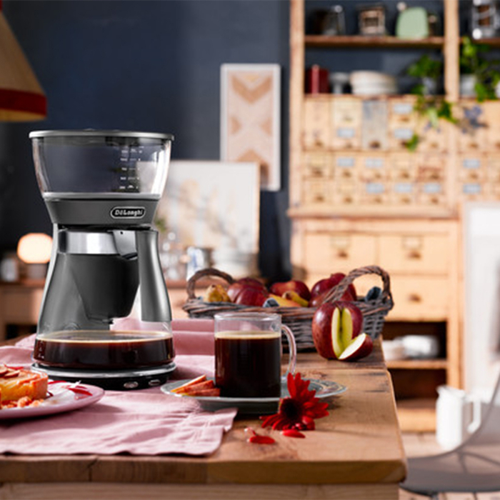 Delonghi ICM17210 Filtre Kahve Makinesi Gri / 1800 Watt Evidea
