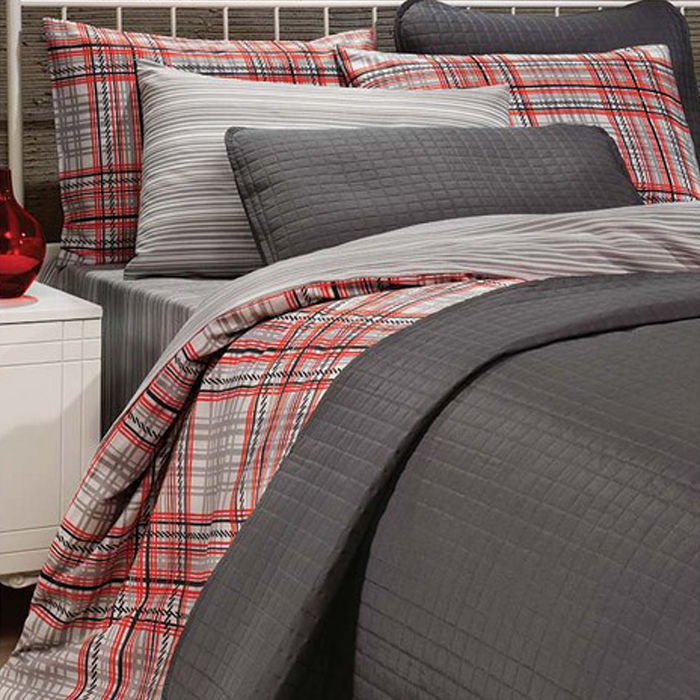 Kupon Buddy Yatak Örtülü Tek Kişilik Nevresim Takımı Gri