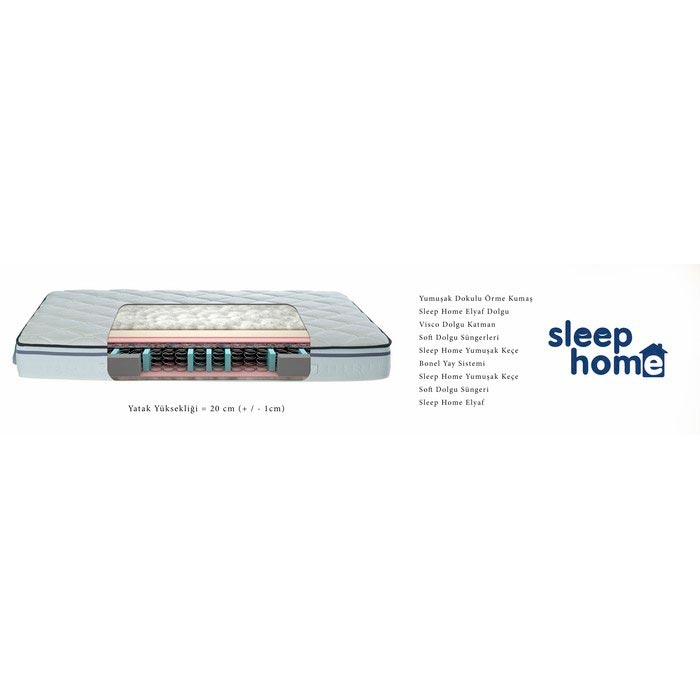 Sleep Home Panama Ortopedik Visco Yatak 90x190 cm Evidea