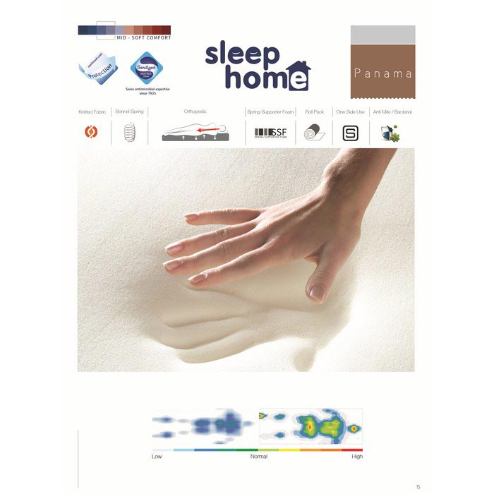 Sleep Home Panama Ortopedik Visco Yatak 90x190 cm Evidea
