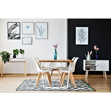222 Concept Masif Cpt7008 200 Agac Yemek Masasi 200x75 Cm Evidea