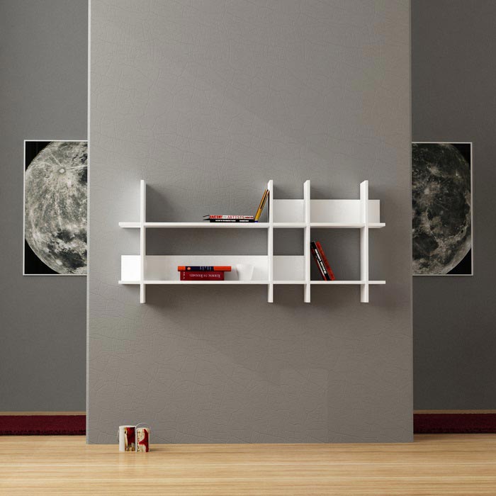 Decortie Beads Duvar Rafı Beyaz Evidea Decortie Beads Duvar Rafı Beyaz Evidea