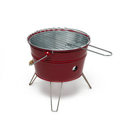 Desen Dekor Minigrill Kucuk Mangal Kirmizi Evidea