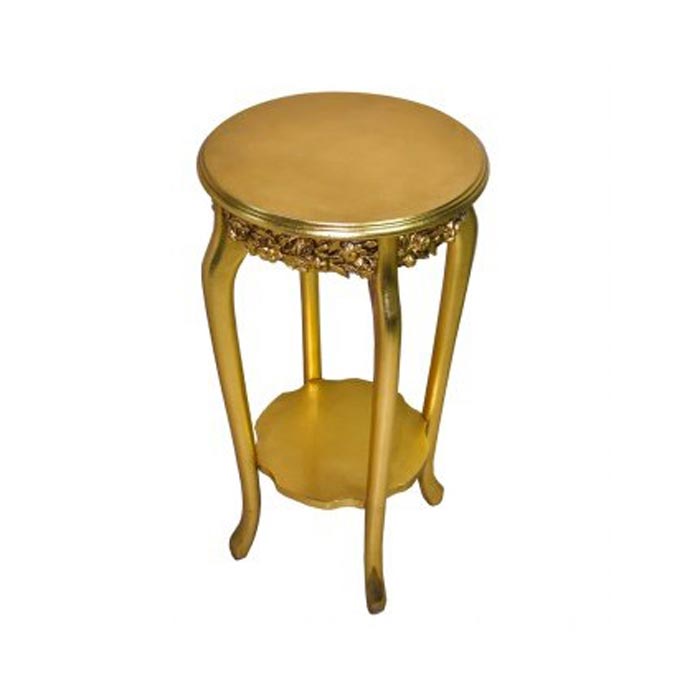 Desa Mobilya Saksılık Çiçek Yan Sehpa Altın Yaldız Evidea