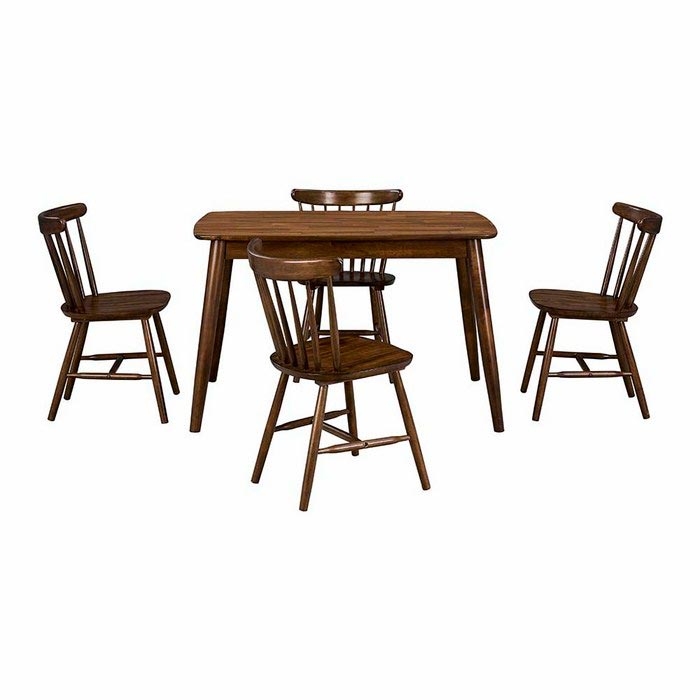 Vitale London Masa Sandalye Seti Ceviz Evidea