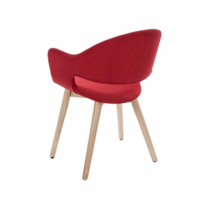 Vitale Gelso Sandalye Kırmızı / Akçaağaç Evidea