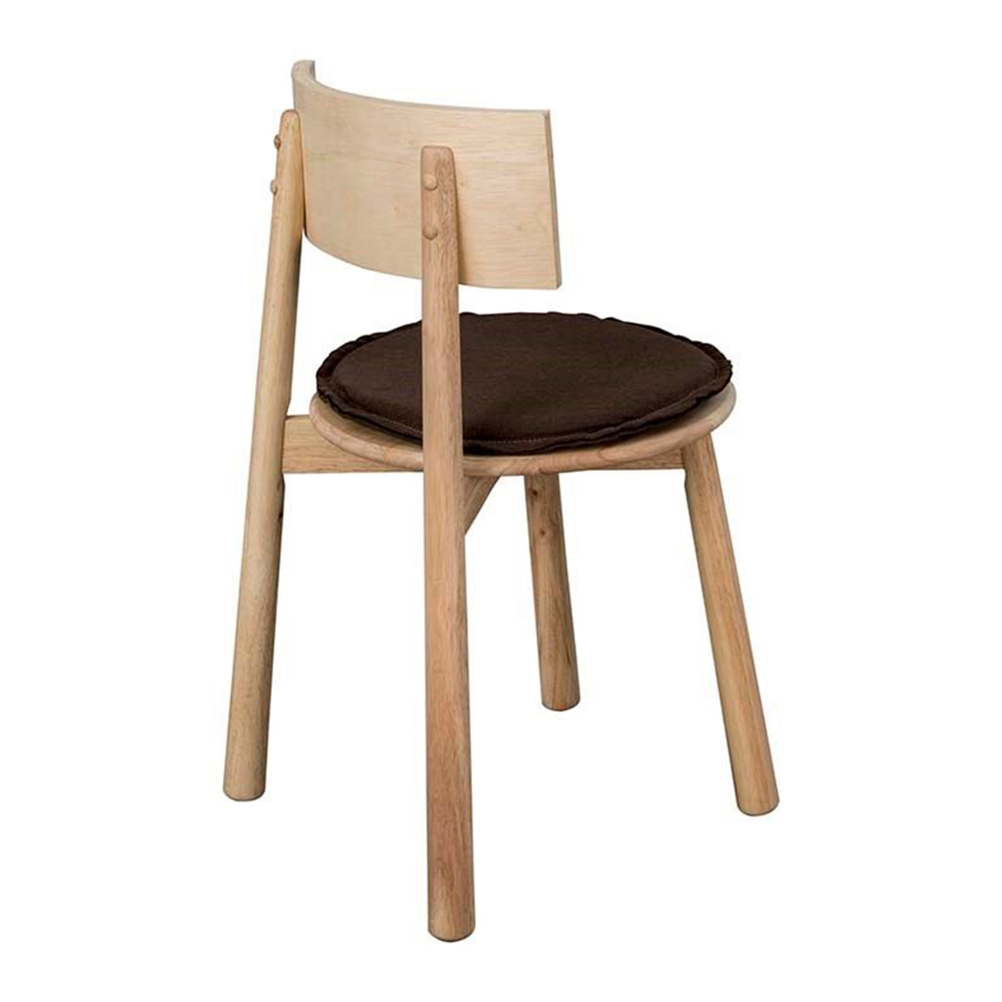 Vitale Seven Masa Sandalye Seti Akçaağaç / Kahverengi