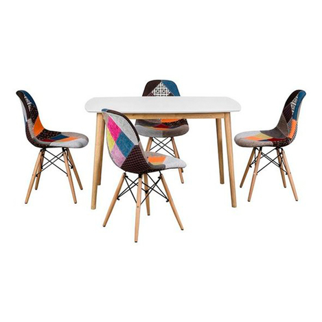 Vitale Harmony Patchwork Masa Sandalye Seti Evidea