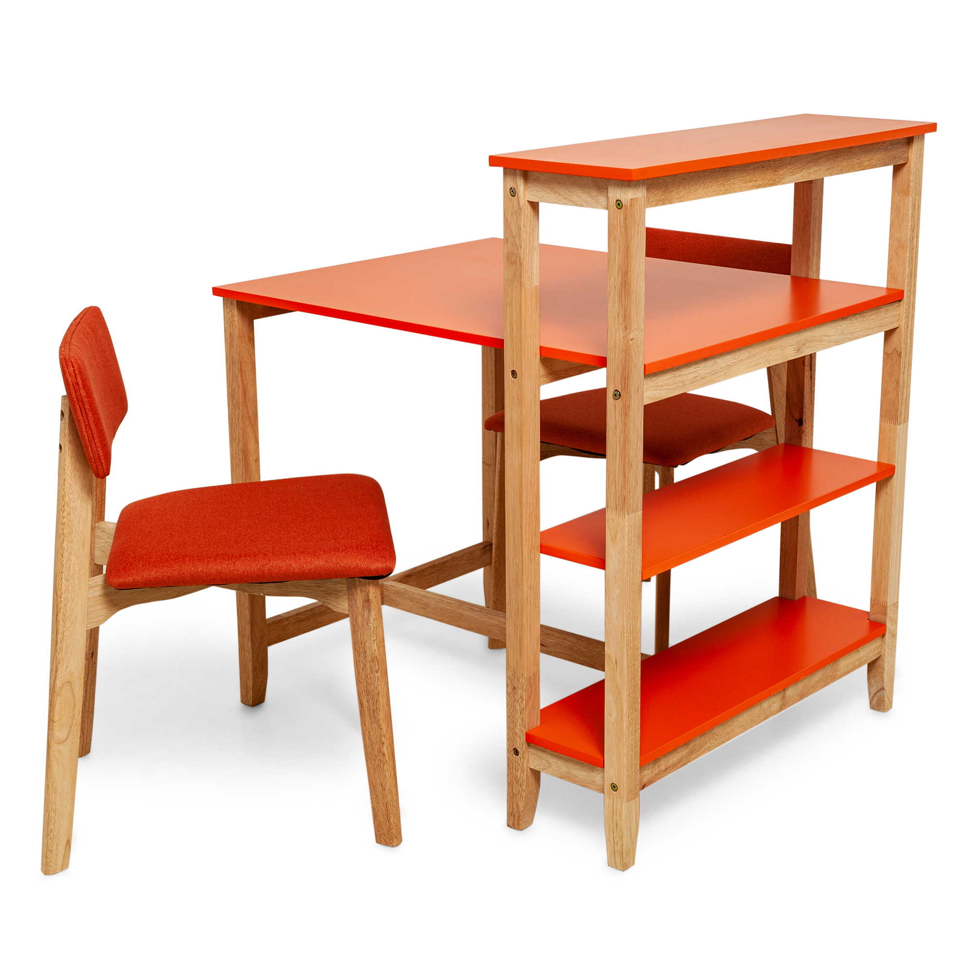 Vitale Omero Yemek Masa Sandalye Seti Turuncu Evidea