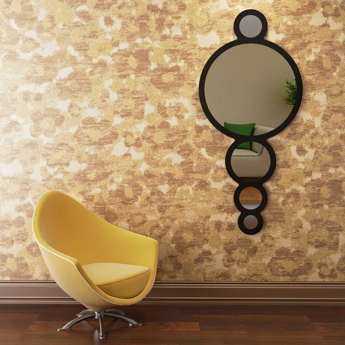 Eyibil Mobilya Halka Dekoratif Ayna (Siyah) 120x55 cm Eyibil Mobilya Halka Dekoratif Ayna (Siyah) 120x55 cm