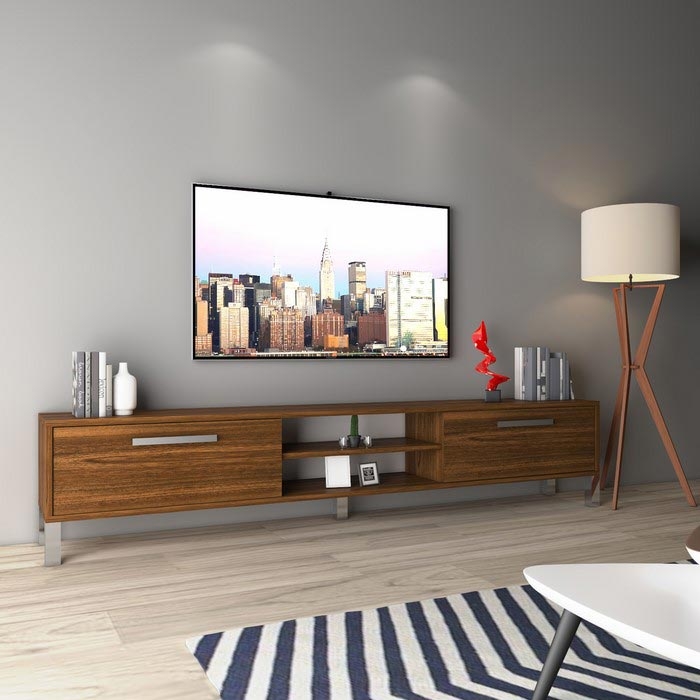 Eyibil Mobilya Arena Tv Sehpası Ceviz Evidea