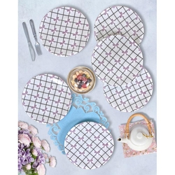 Keramika Kera Art  6'lı Fiyonk Servis Tabağı