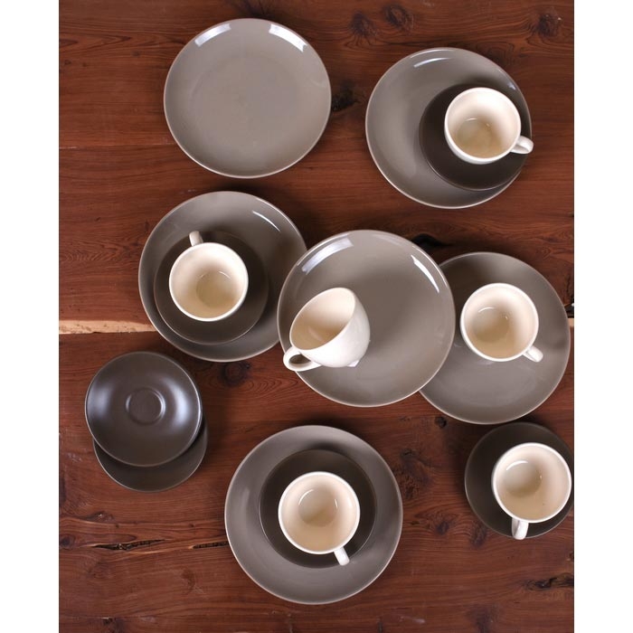 Keramika 03ALFA 18 Parça Alfa Pasta Çay Seti Evidea
