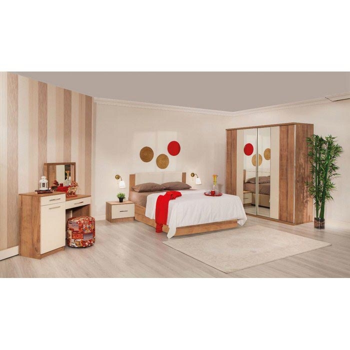 Modalife Melinda 3�lü Düğün Paketi (Yatak + Baza Hediyeli