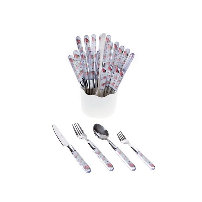 Biev SGR1306 24 Parça Vıctorıa Çatal Kaşık Bıçak Seti Evidea
