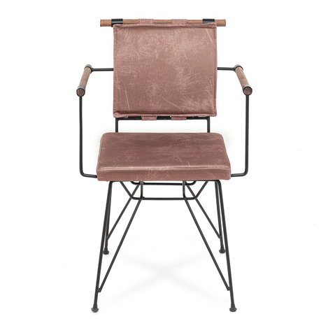 Akin Lux Tel Sandalye Bronz