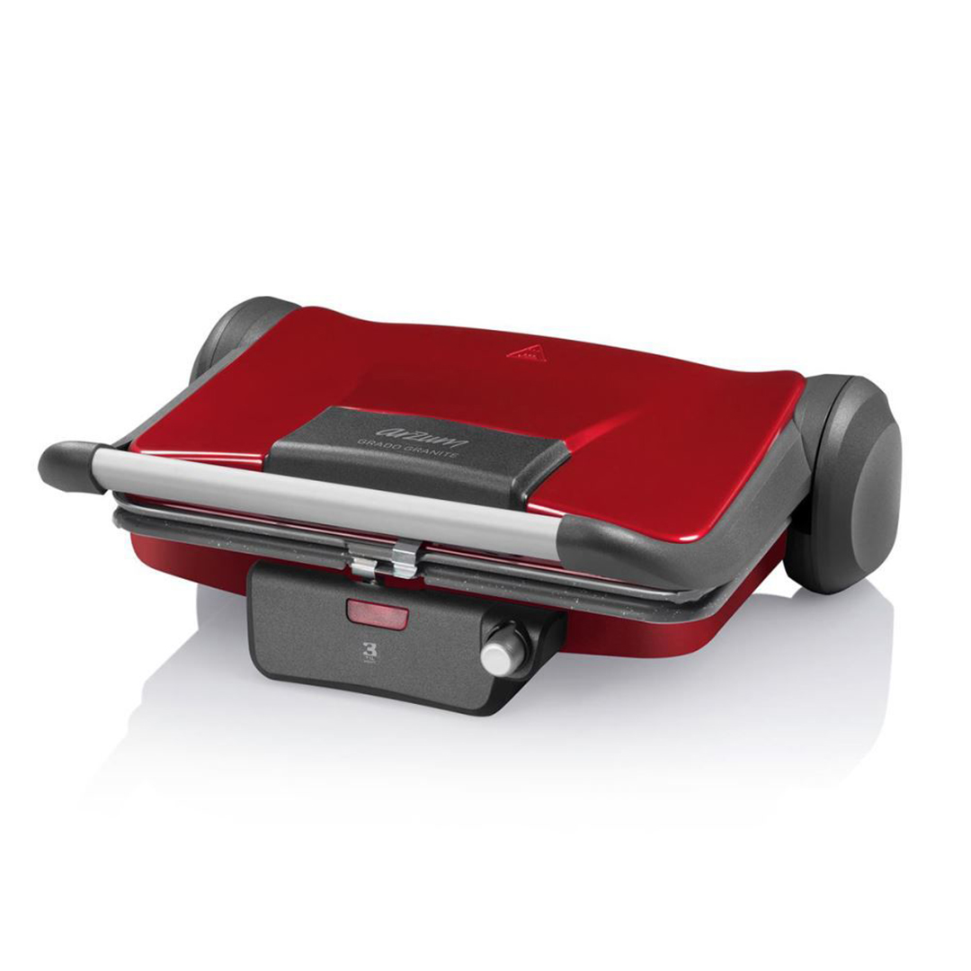 Arzum AR9013 Pro Mini 2�li Set Çay Makinesi + Tost Makinesi / Kırmızı