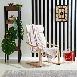 Evim Home Fishbone Simli Koltuk Sali 130x170 Cm Acik Pudra Evidea