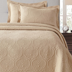 Evim Home Dien Cift Kislilik Yatak Ortusu Takimi 250x260 Cm 2x 60x80 Cm Cappuccino Evidea