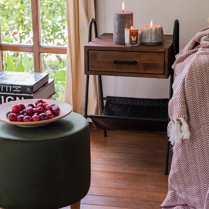 Just Home Wooddy Gazetelikli Köşe Sehpa Evidea