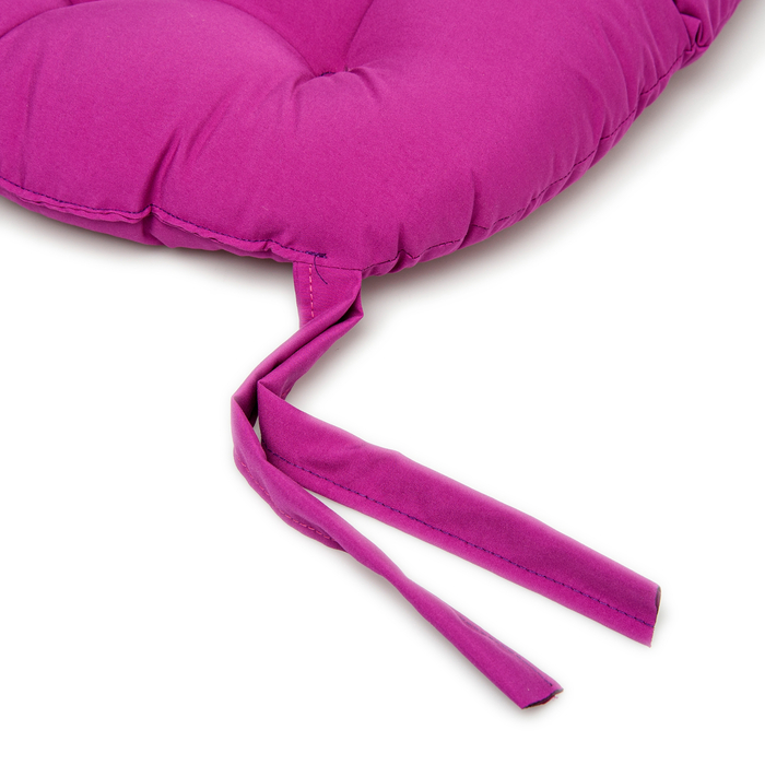 Iris Home Sandalye Minderi Oval 43x43 cm Mürdüm Evidea Iris Home Sandalye Minderi Oval 43x43 cm Mürdüm Evidea