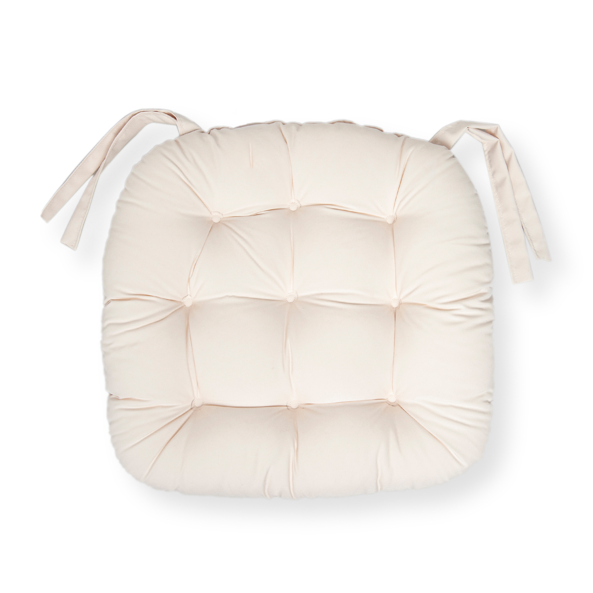 Iris Home Sandalye Minderi Oval 43x43 cm Krem Evidea Iris Home Sandalye Minderi Oval 43x43 cm Krem Evidea