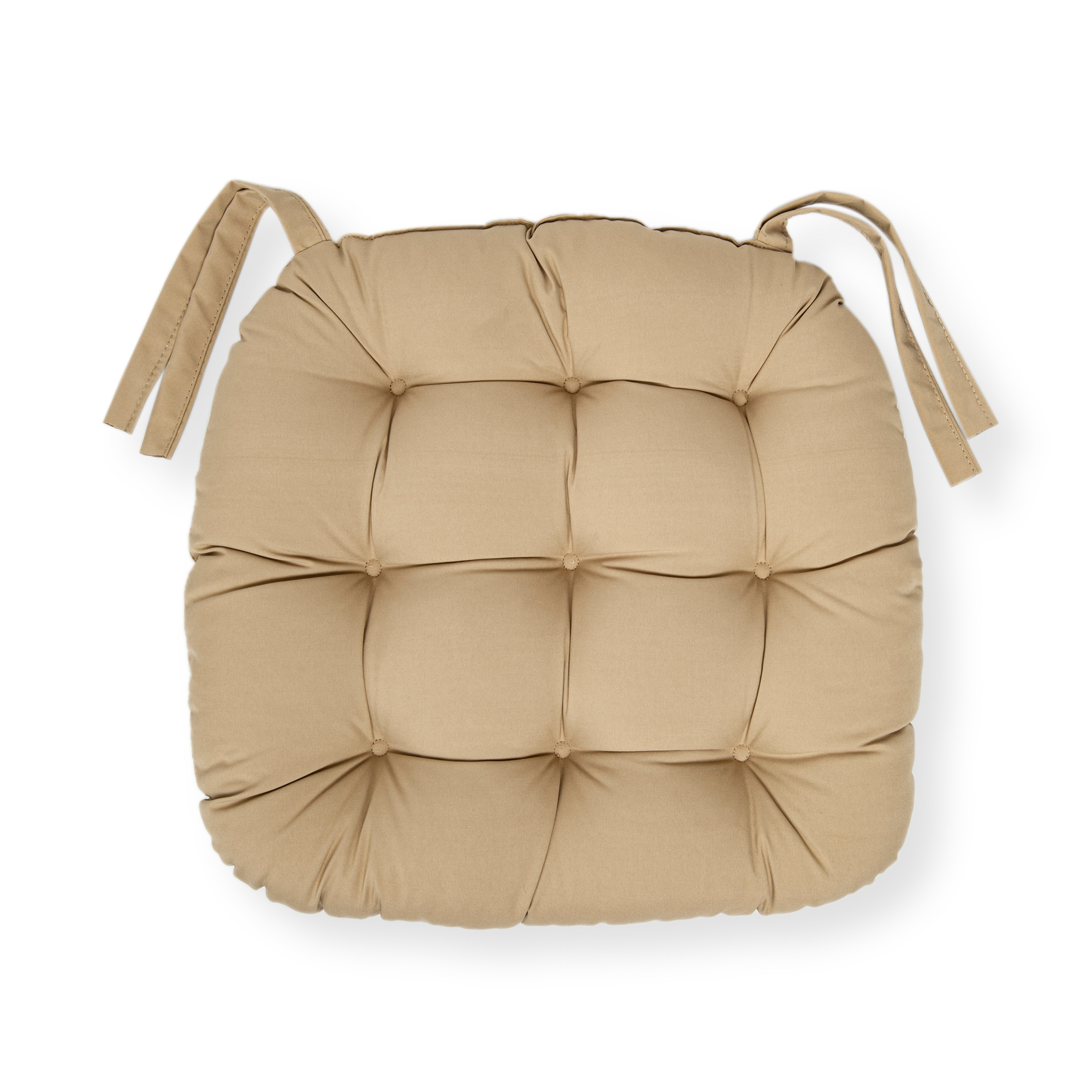Iris Home Sandalye Minderi Oval 43x43 cm Camel Evidea