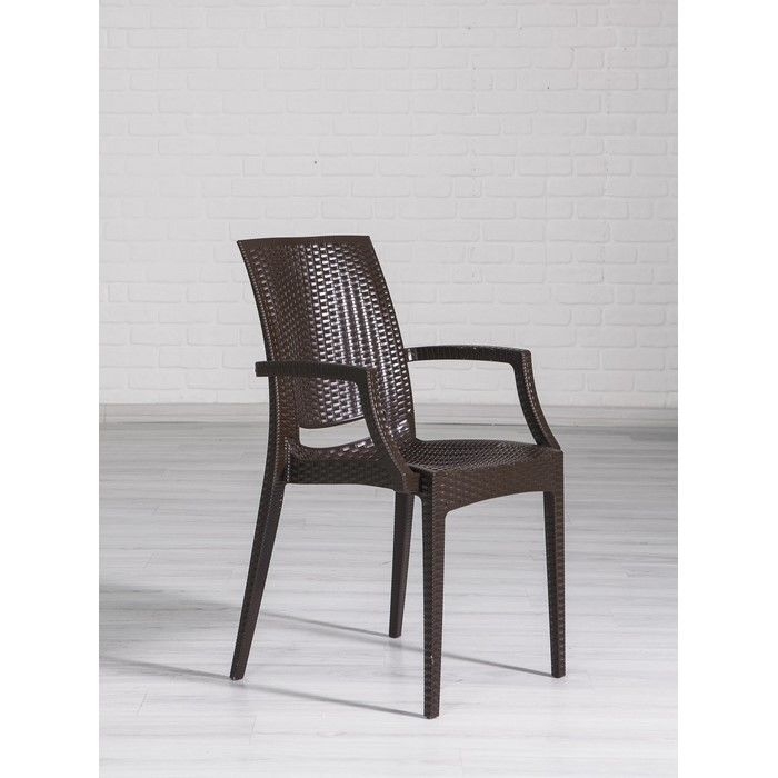 Mobetto Rattan Lüks Sandalye Kahve Evidea